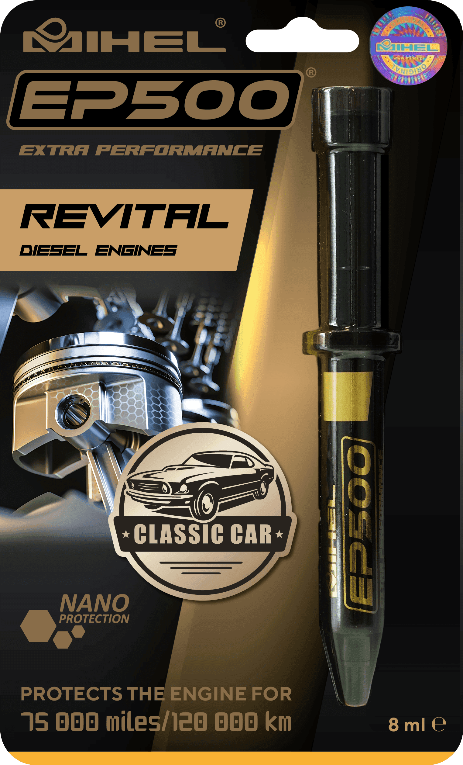 MIHEL EP500 DEC - dodatek do oleju w silniku diesla (samochody klasyczne)